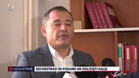 Sechestrați în pădure de polițiști falși